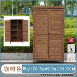 戶外工具箱儲物櫃防水防曬實木櫃花園庭院雜物房 戶外儲物櫃 香港 送貨