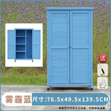 戶外工具箱儲物櫃防水防曬實木櫃花園庭院雜物房 戶外儲物櫃 香港 送貨