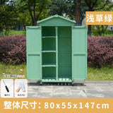戶外工具箱儲物櫃防水防曬實木櫃花園庭院雜物房 戶外儲物櫃 香港 送貨