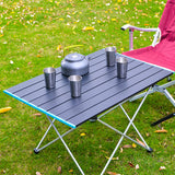 户外便携式野营折叠桌椅超轻铝合金铝板桌野餐烧烤休闲桌大中小号