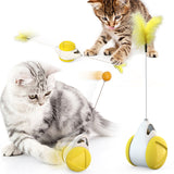 電動發聲貓咪玩具不倒翁逗貓棒
