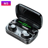M10跨境TWS藍牙耳機入耳塞式大屏數顯觸摸運動雙通話5.1