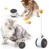 電動發聲貓咪玩具不倒翁逗貓棒
