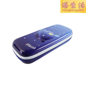 新款3D塑膠硬殼文具盒 星空圖案卡通兒童筆袋防水EVA文具袋